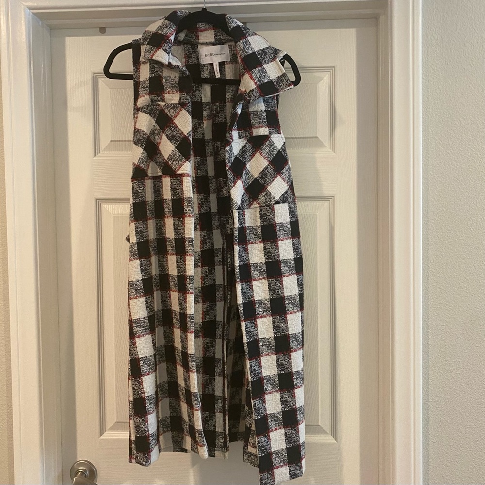 NWOT BCBGeneration Tweed Boyfriend Vest